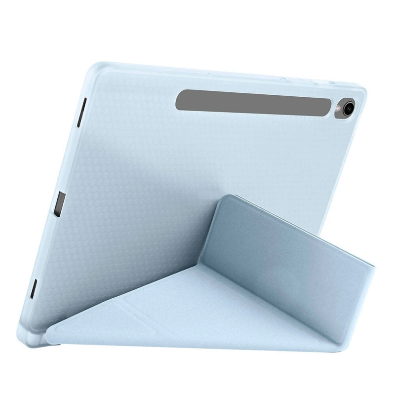 Galaxy Tab S9 Kılıf Zore Tri Folding Kalem Bölmeli Standlı Kılıf