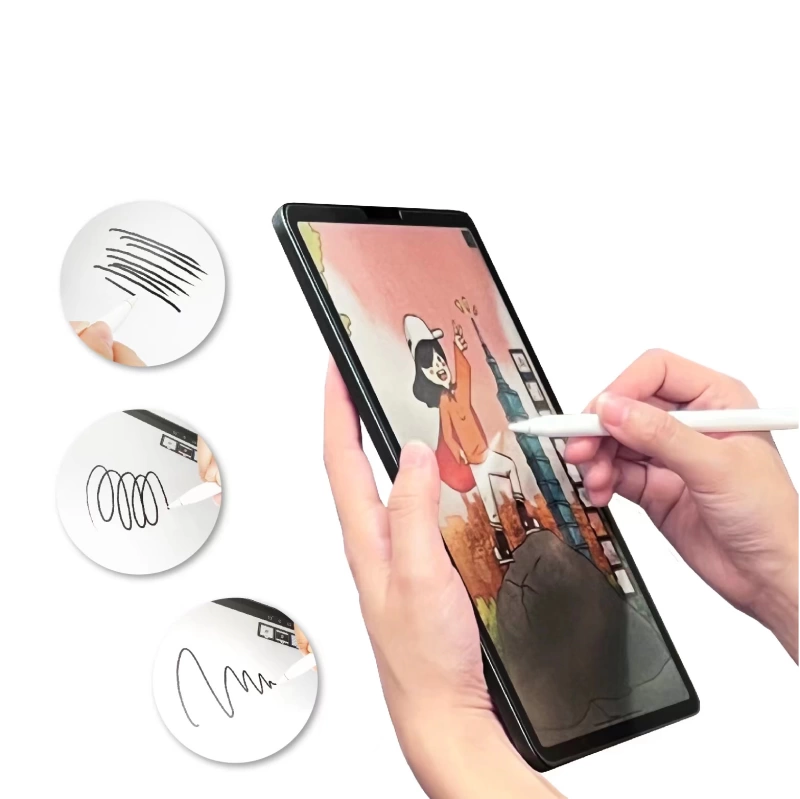 Galaxy Tab S9 Plus Kağıt Hisli Mat ​​​​​​​​​​​​​​​Zore Paper-Like Ekran Koruyucu