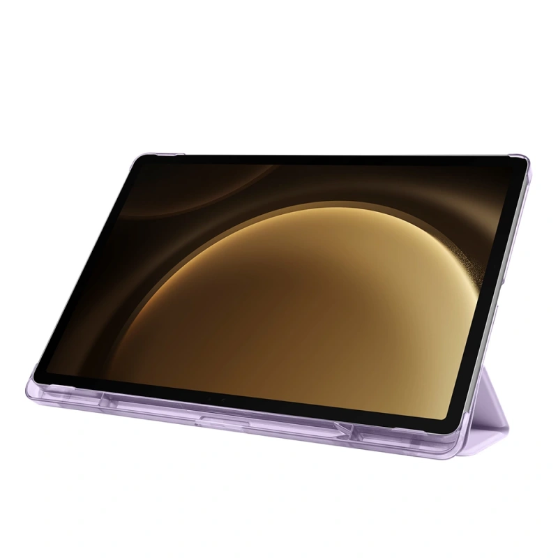 Galaxy Tab S9 Plus Zore Smart Cover Kalem Bölmeli Standlı 1-1 Kılıf