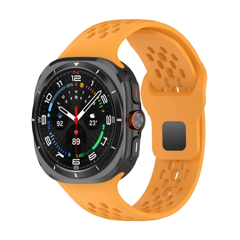 Galaxy Watch Ultra 47mm Zore KRD-119 Delikli Tasarım Silikon Kordon