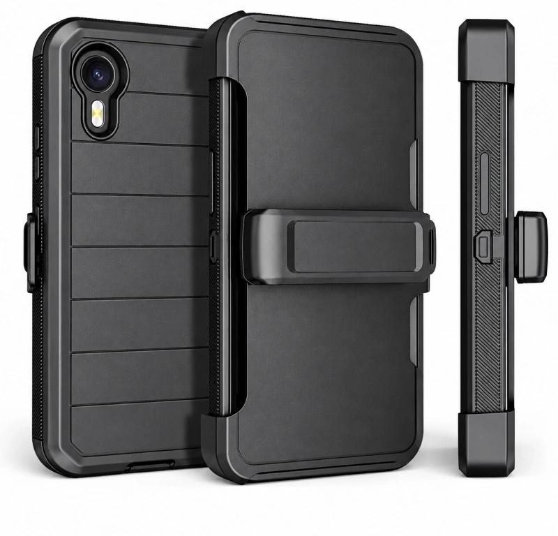 Galaxy XCover7 Kılıf Zore Double Clip Kapak