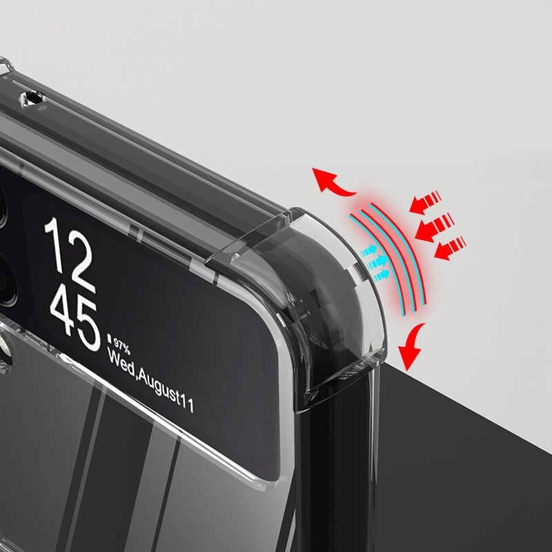 Galaxy Z Flip 3 Kılıf Zore Nitro Anti Shock Silikon