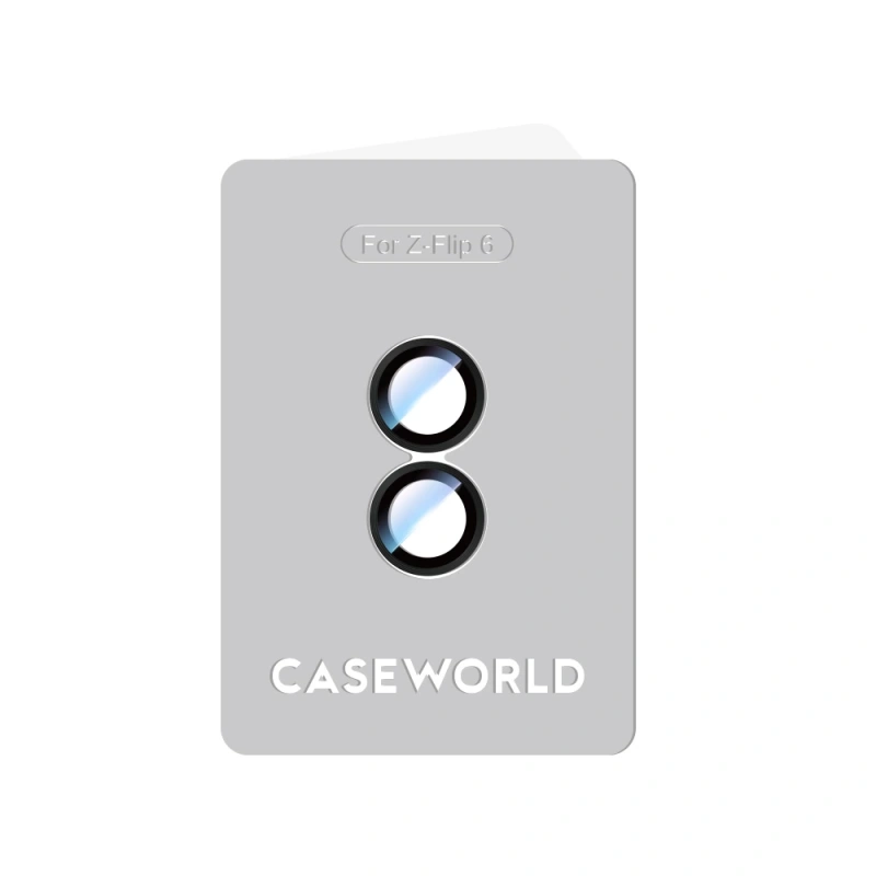 Galaxy Z Flip 6 CaseWorld Alloy Serisi Oleofobik Anti Reflective Kamera Lens Koruyucu