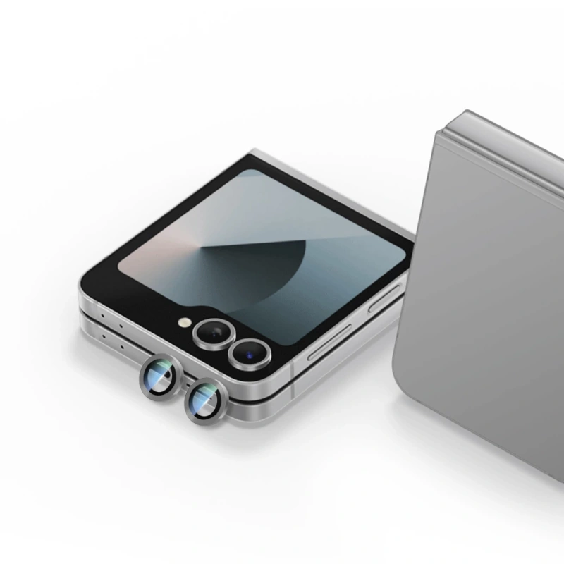 Galaxy Z Flip 6 CaseWorld Alloy Serisi Oleofobik Anti Reflective Kamera Lens Koruyucu