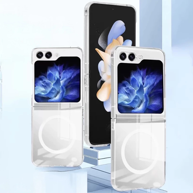 Galaxy Z Flip 6 Kılıf Kamera Korumalı M-safe Sert PC Zore Porto Kapak