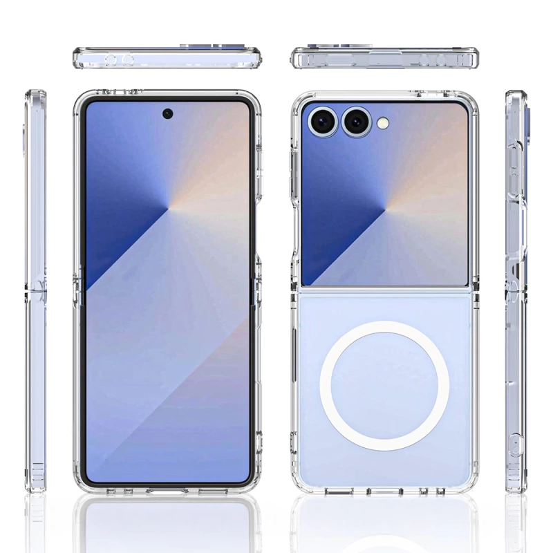 Galaxy Z Flip 7 Kılıf Kamera Korumalı M-safe Sert PC Zore Porto Kapak