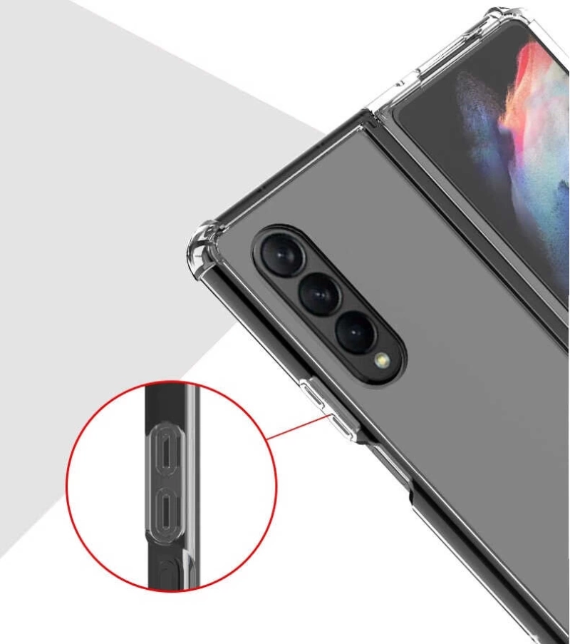 Galaxy Z Fold 3 Kılıf Zore Nitro Anti Shock Silikon