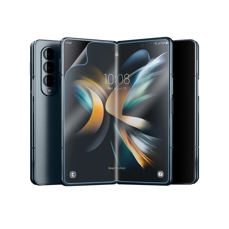 Galaxy Z Fold 4 Zore Hizalama Aparatlı S-Fit Body Ekran Koruyucu