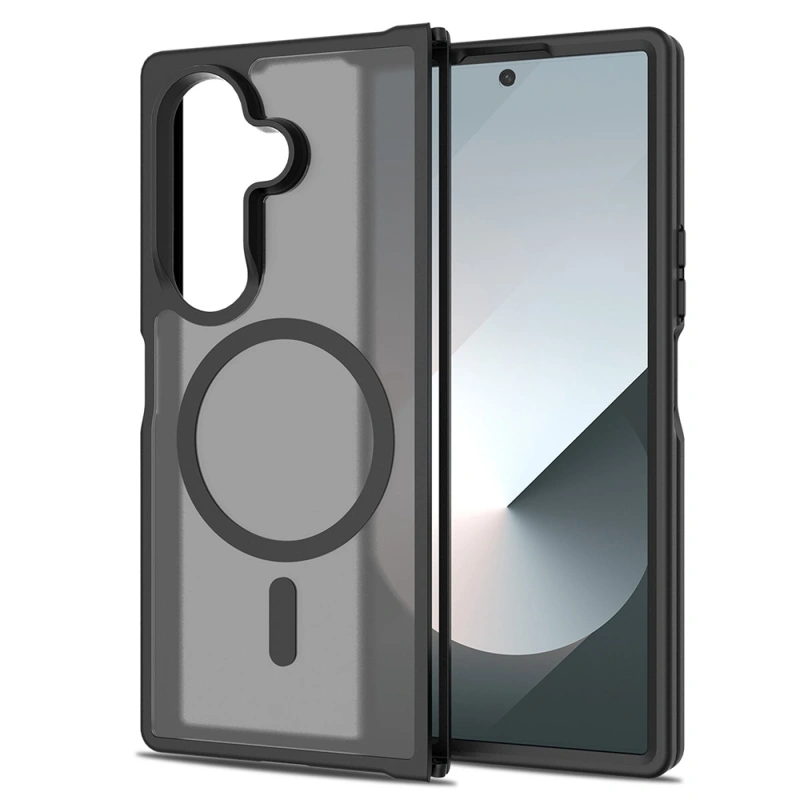 Galaxy Z Fold 8 Ultra Kılıf M-Safe Şarj Özellikli Kamera Korumalı Zore Lunex Kapak