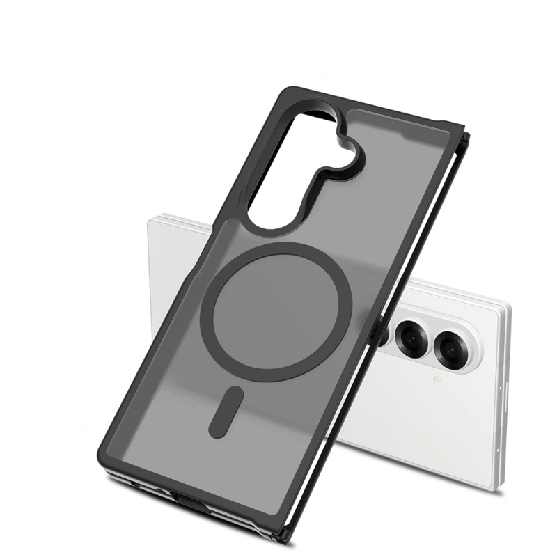 Galaxy Z Fold 8 Ultra Kılıf M-Safe Şarj Özellikli Kamera Korumalı Zore Lunex Kapak