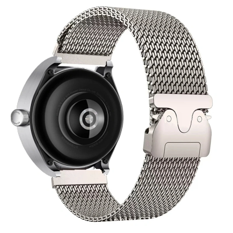 Gear S3 Zore KRD-100 22mm Titanyum Hasır Kordon