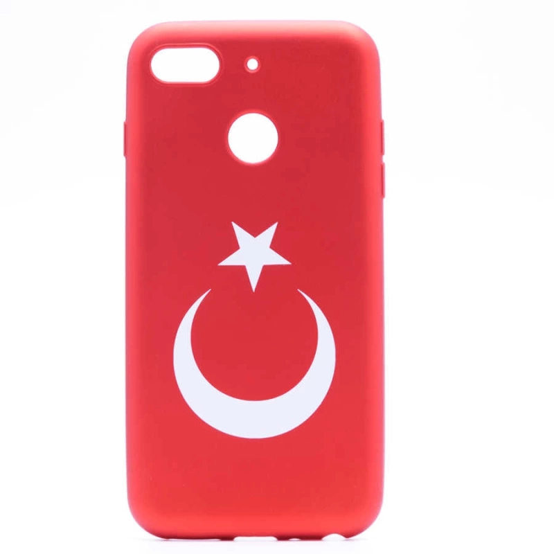 General Mobile 8 Go Kılıf Zore Bayrak Silikon