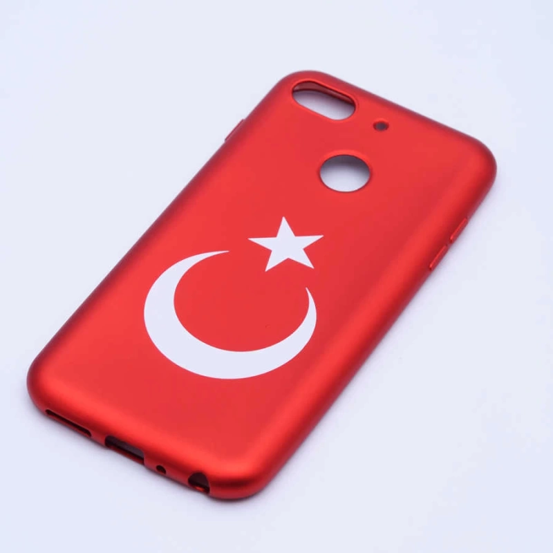 General Mobile 8 Go Kılıf Zore Bayrak Silikon