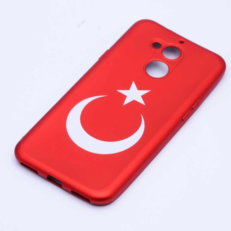 General Mobile 8 Kılıf Zore Bayrak Silikon