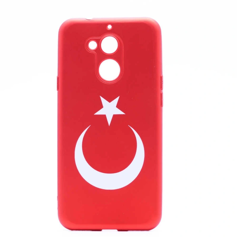 General Mobile 8 Kılıf Zore Bayrak Silikon