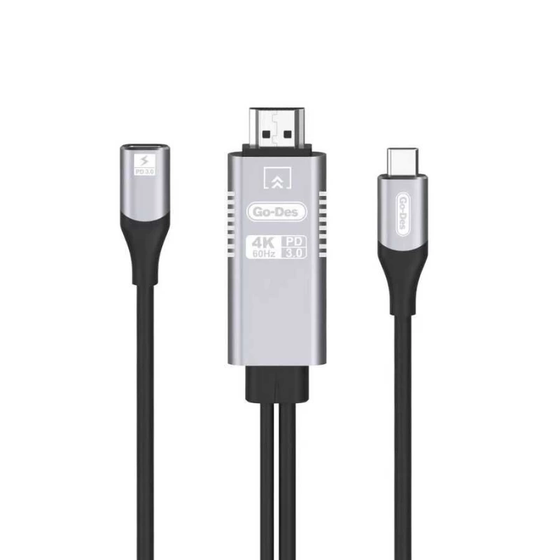 More TR Go Des GD-8770 Type-C To HDMI Kablo