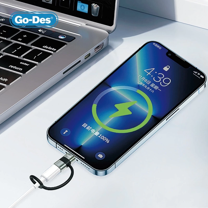 Go-Des GD-CT068  Lightning to Type-C Data Ve Hızlı Şarj Adaptörü