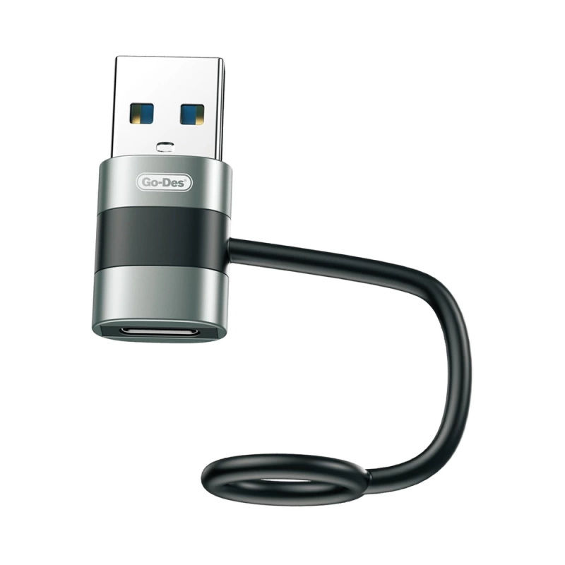 Go-Des GD-CT069  USB 3.0 to Type-C Data Ve Hızlı Şarj Adaptörü