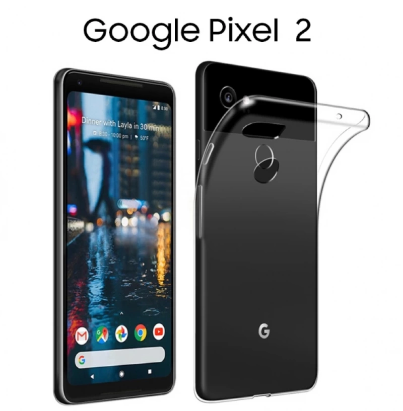 Google Pixel2 Ultra Slim Şeffaf Soft Silikon  Kılıf