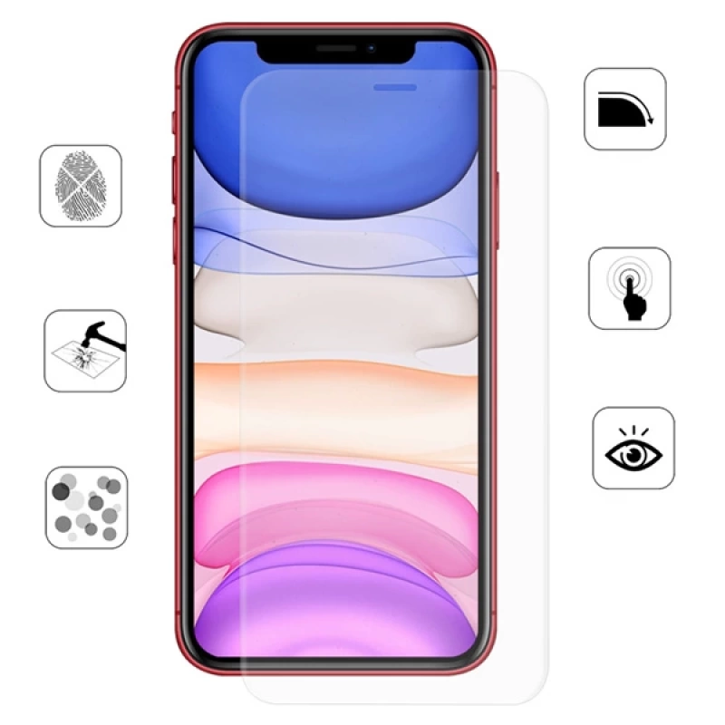 GOR İPhone 11 Pro 5.8 HD Ekran Koruyucu Jelatin 5 Adet Set