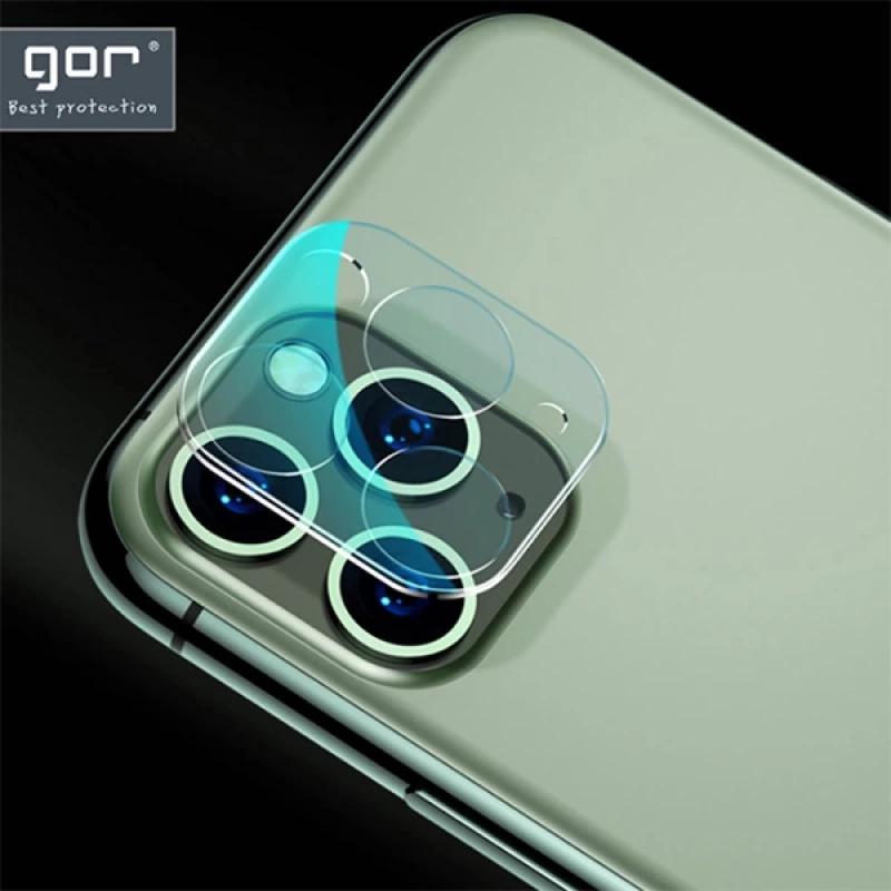 GOR İPhone 11 Pro-İPhone 11 Pro Max Tempered Kamera Koruma Cam 2adet Set