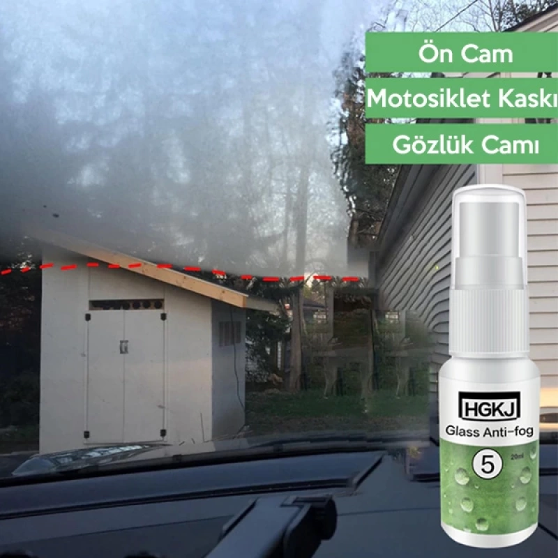 HGKJ 5 20ml Buğu Önleyici Buhar Engelleyici Araba Cam Temizleyici Anti Fog Agent