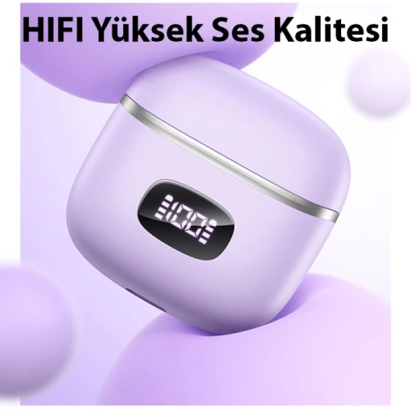 HOCO EQ1 TWS Led Ekranlı Kablosuz Bluetooth 5.3 Kulakiçi Kulaklık