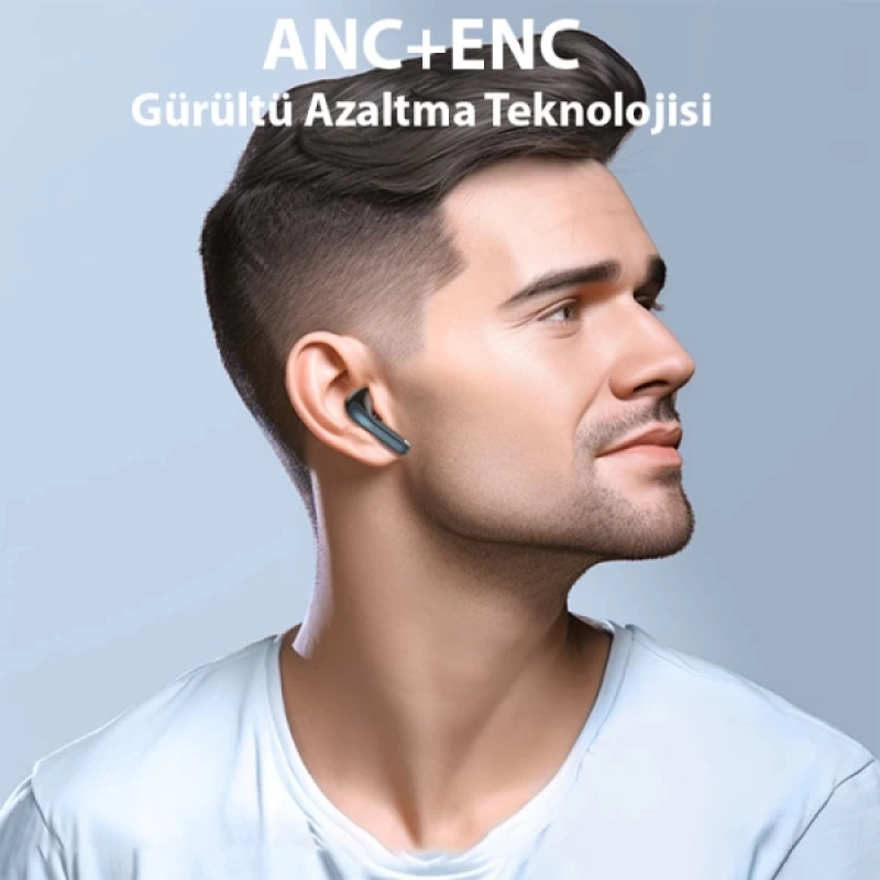 HOCO EQ5 TWS Bluetooth 5.3 Gürültücü Azaltıcı Kablosuz Stereo Kulakiçi Kulaklık