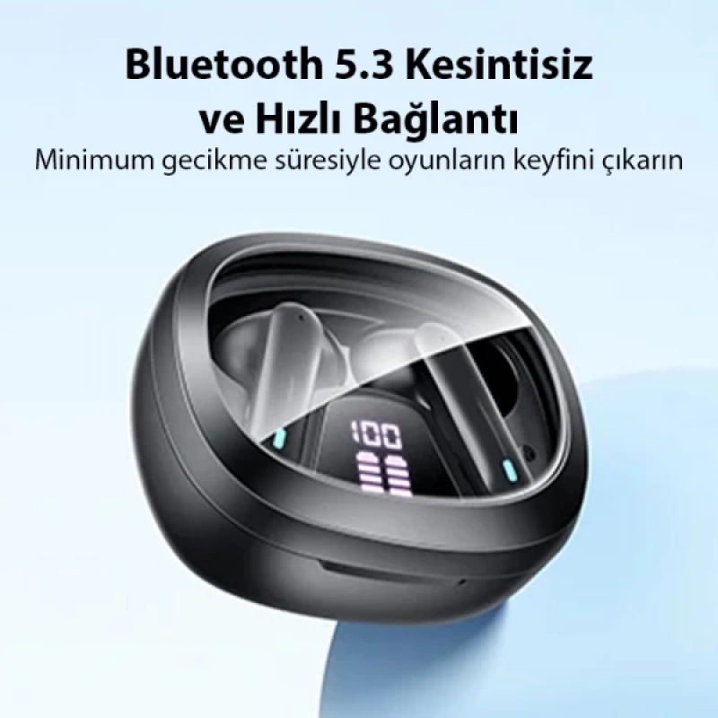 HOCO EQ6 Göstergeli TWS Bluetooth 5.3 Kablosuz Stereo Kulakiçi Kulaklık