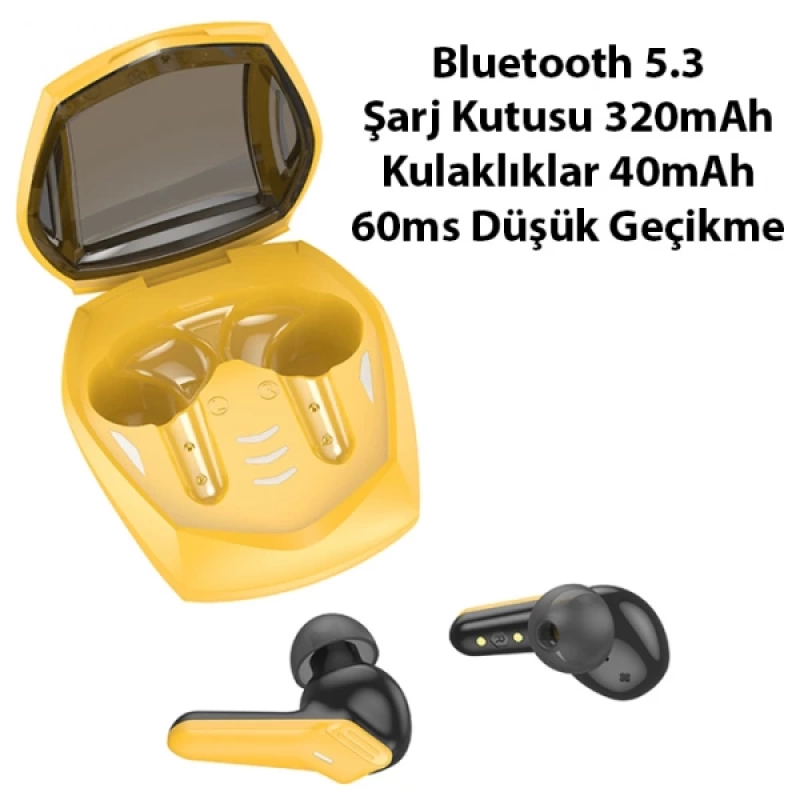 Hoco EW28 Bluetooth 5.3 Magic True Wireless Gaming TWS Bluetooth Kulaklık