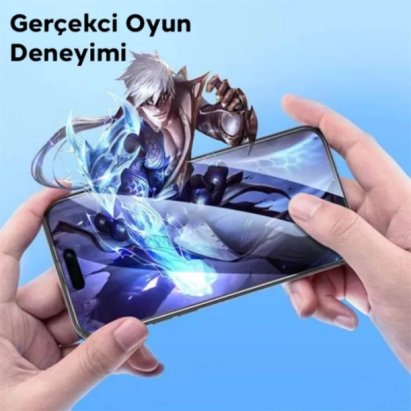 HOCO Guardian Shield Series iPhone 15 HD Tempered Kırılmaz Cam Ekran Koruyucu 10 Adet Set