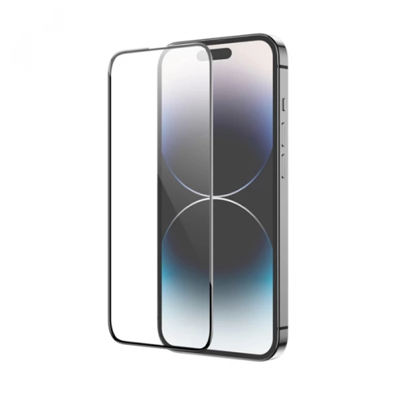 HOCO Guardian Shield Series iPhone 15 Pro Max 5D Tempered Kırılmaz Cam Ekran Koruyucu 10 Adet Set