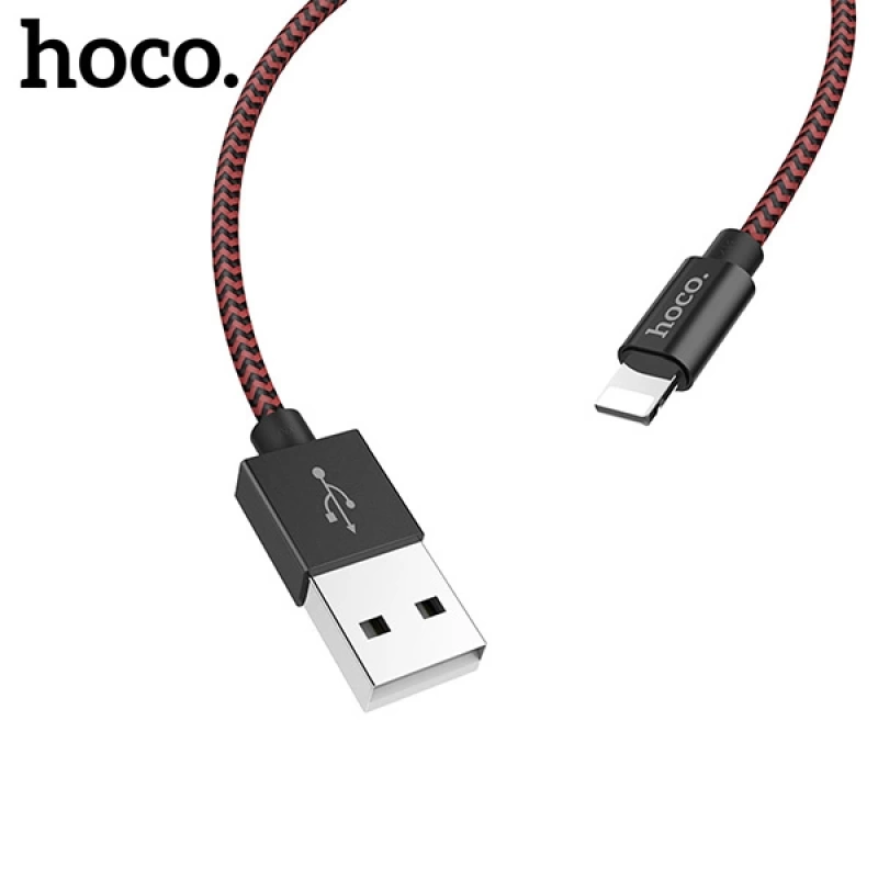 Hoco İPhone 12,11,XR,8-7  Kopmaz Halat Usb Şarj Kablosu