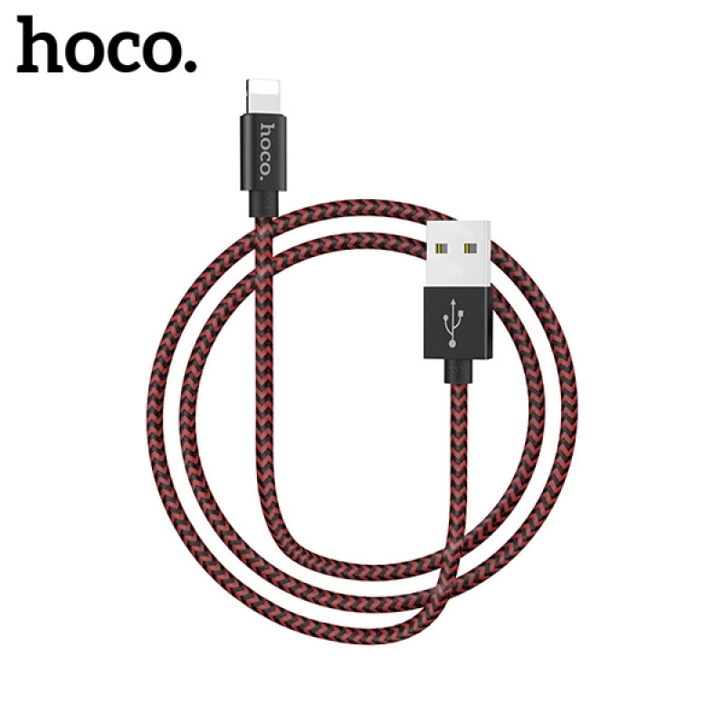 Hoco İPhone 12,11,XR,8-7  Kopmaz Halat Usb Şarj Kablosu