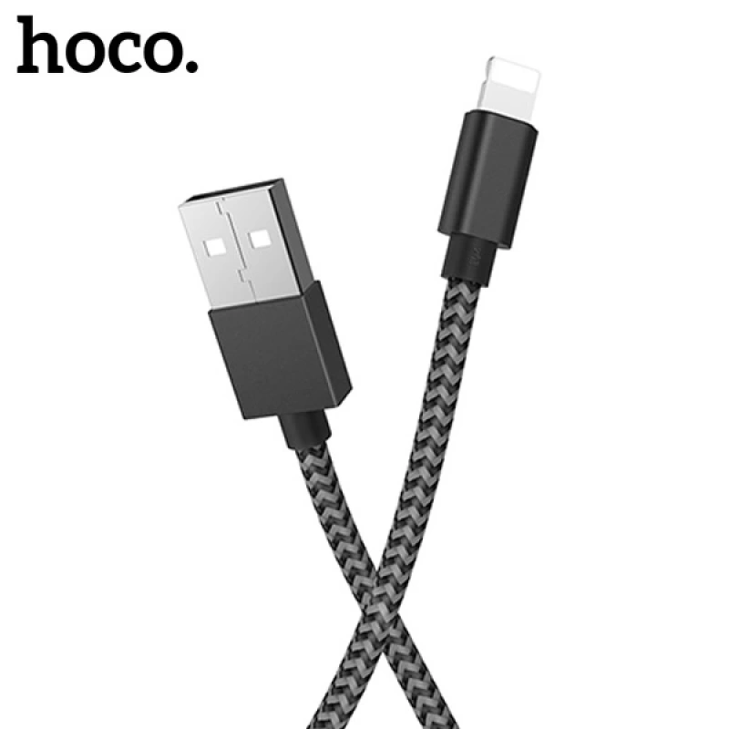 Hoco İPhone 12,11,XR,8-7  Kopmaz Halat Usb Şarj Kablosu