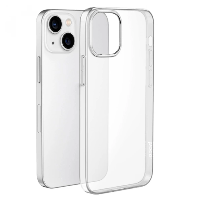 HOCO Light Series TPU iPhone 15 Plus Şeffaf Kılıf