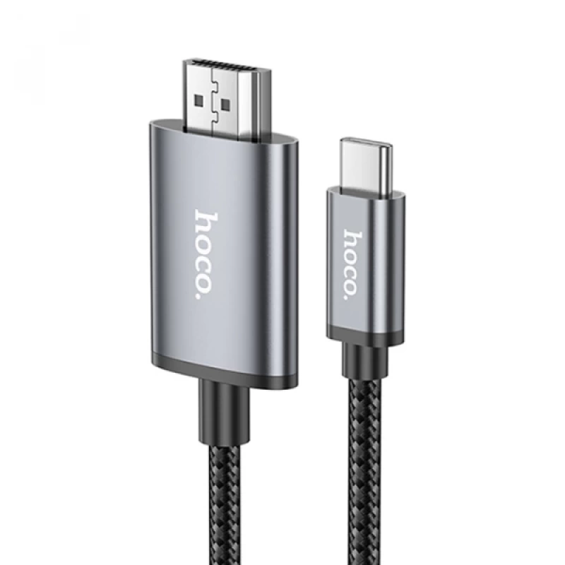 Hoco UA27 Type-c To HDMI HDTV Dönüştürücü Adaptör (4K 30Hz) Kablo