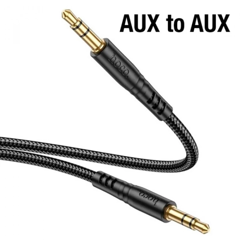 HOCO UPA24 AUX to AUX 3.5mm Ses Aktarım Kablosu 1mt