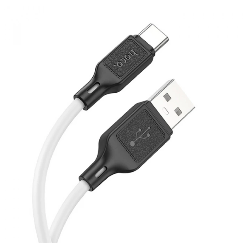 HOCO X90 USB to Type-C 3A Silikon Hızlı Şarj ve Data Kablosu