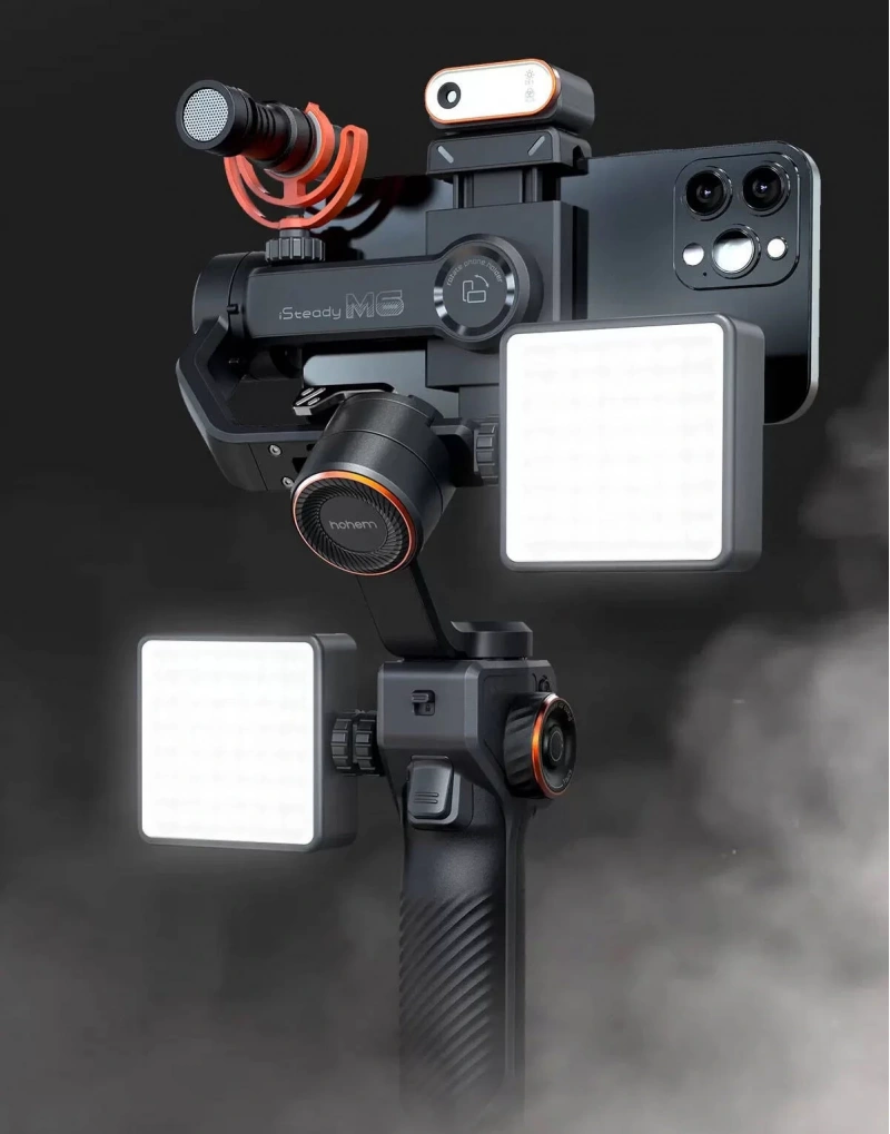 Hohem iSteady M6 3 Eksenli El Tipi AI Yapay Zeka Görüş Sensörlü Gimbal Stabilizatör