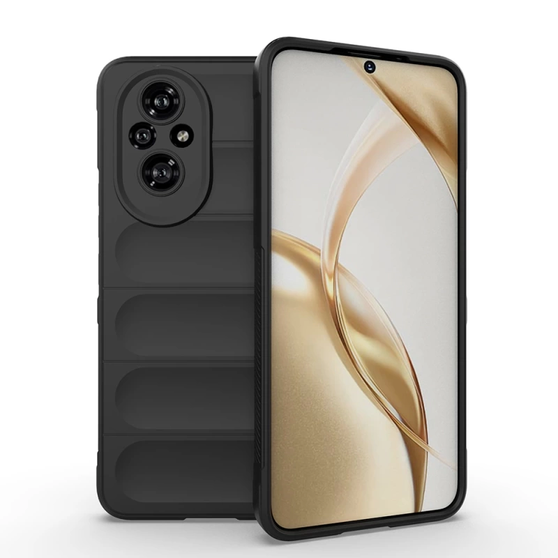 Honor 200 Kılıf Esnek TPU Oyuklu Arka Yüzey Tasarımlı Zore Etnik Silikon Kapak