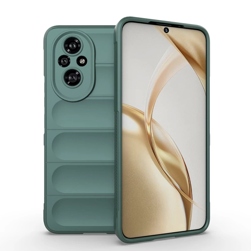 Honor 200 Kılıf Esnek TPU Oyuklu Arka Yüzey Tasarımlı Zore Etnik Silikon Kapak
