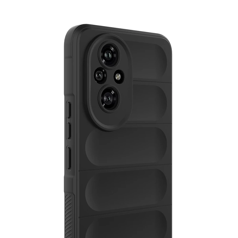 Honor 200 Kılıf Esnek TPU Oyuklu Arka Yüzey Tasarımlı Zore Etnik Silikon Kapak