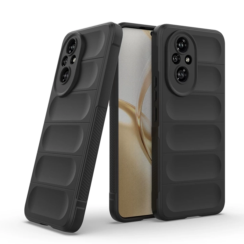 Honor 200 Kılıf Esnek TPU Oyuklu Arka Yüzey Tasarımlı Zore Etnik Silikon Kapak