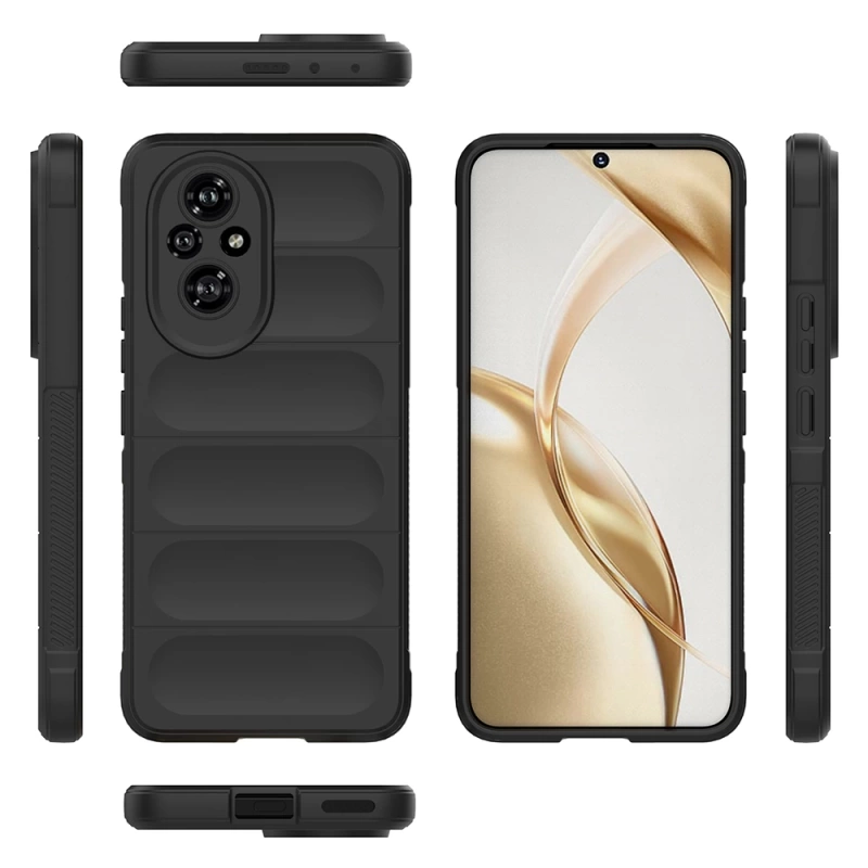 Honor 200 Kılıf Esnek TPU Oyuklu Arka Yüzey Tasarımlı Zore Etnik Silikon Kapak