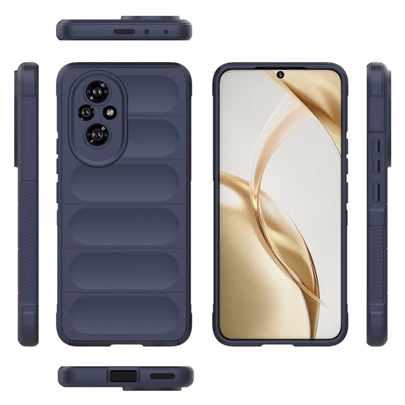 Honor 200 Kılıf Esnek TPU Oyuklu Arka Yüzey Tasarımlı Zore Etnik Silikon Kapak