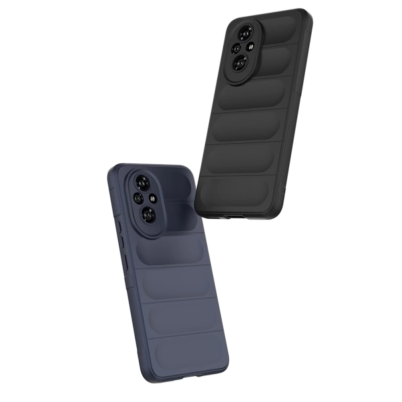 Honor 200 Pro Kılıf Esnek TPU Oyuklu Arka Yüzey Tasarımlı Zore Etnik Silikon Kapak