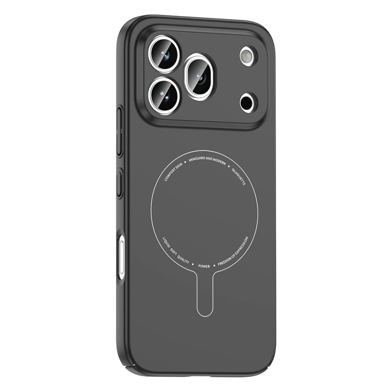 Honor 600 Pro 5G Kılıf M-Safe Şarj Özellikli Kamera Korumalı Zore Elio Sert PC Kapak