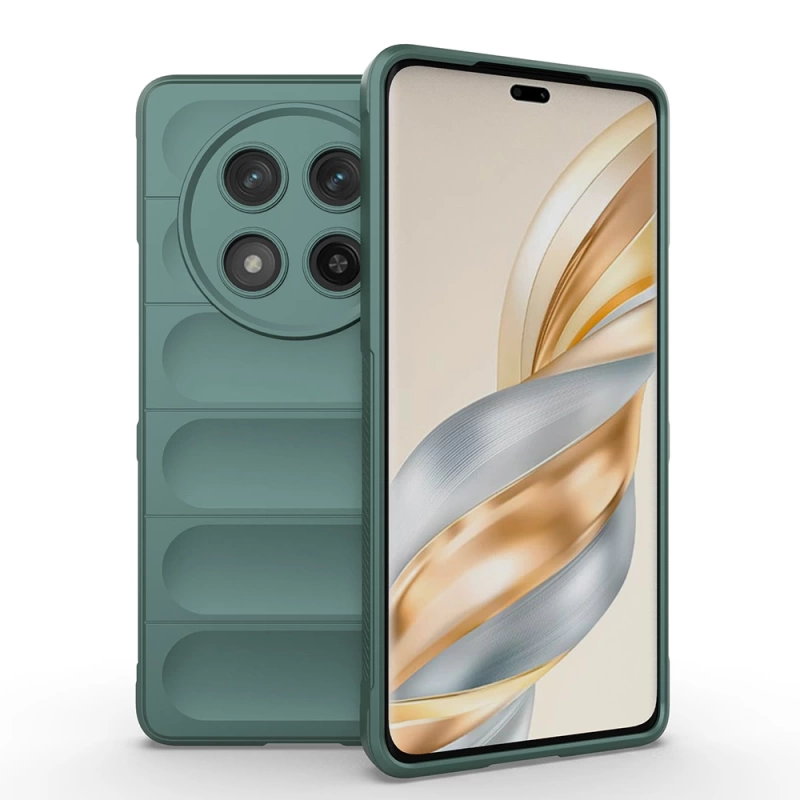 Honor Magic  7 Lite Kılıf Esnek TPU Oyuklu Arka Yüzey Tasarımlı Zore Etnik Silikon Kapak