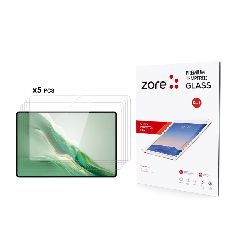 Honor Magic Pad 2 12.3 Zore 5in1 Tablet Temperli Cam Ekran Koruyucu